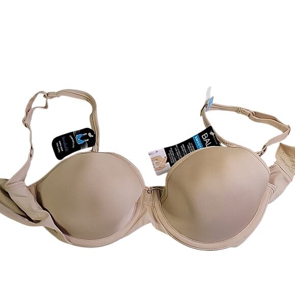 Bali Smoothing Nude Convertible Straps Bra Womens Size 34C NWT - Picture 1 of 9